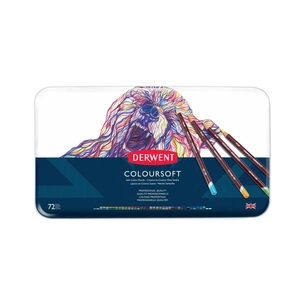 Олівці кольорові Derwent Coloursoft, 72 кольорів (5028252188951) зображення 1