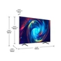 Телевізор Hisense 55E7KQ PRO - зменшене зображення 4