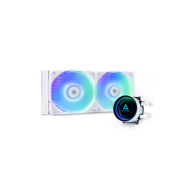 Система жидкостного охлаждения Chieftec Iceberg 240 ARGB WHITE (CLC-240-RGB-W) - изображение 1