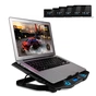 Підставка до ноутбука IceCoorel 10-15", 1*125mm 1400 RPM + 4*70mm 2500 RPM, 2*USB, 365x297x30mm, Blue (K5Bl) - зменшене зображення 6