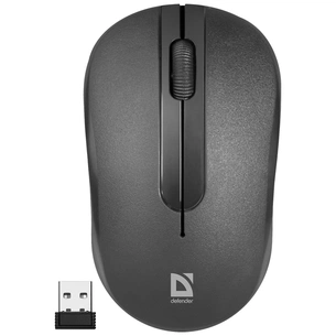Мишка Defender Hit MM-495 Wireless Black (52495) зображення 1