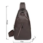 Сумка Vintage Чоловіча через плече Коричнева (14952) - зменшене зображення 3