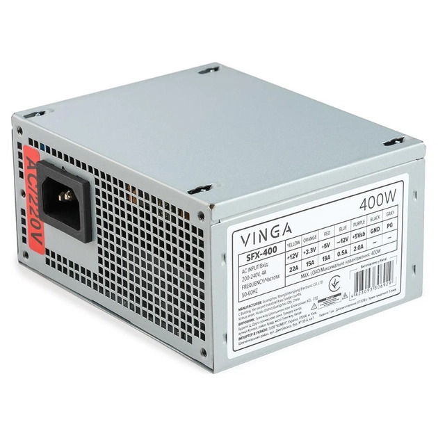 Блок живлення Vinga 400W ОЕМ (SFX-400) - зображення 1