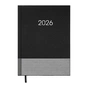 Тижневик Buromax датований 2026 PARALLEL A5 чорний (BM.2107-01) - уменьшенное изображение 1