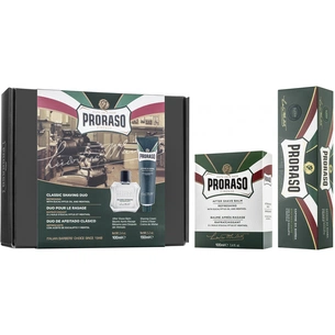 Набір косметики Proraso Green Classic Shaving Duo Крем 150 мл + Бальзам 100 мл (8004395004850) зображення 1