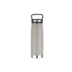 Термокружка Bergner Walking anywhere 500 мл сіра (BG-37572-MGY) изображение 1