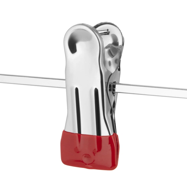 Плічка Ardesto Металеві з ПВХ покриттям З прищіпками Червоні 42 см 2 шт. (ARHC2802RC) - picture 4