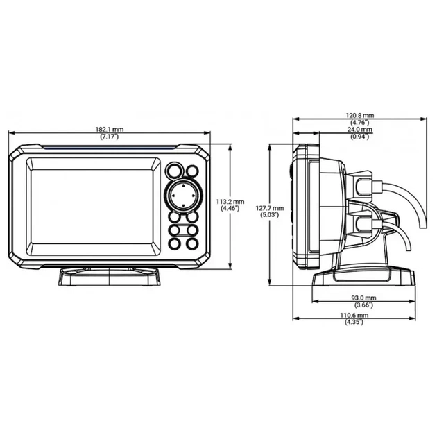 Ехолот Lowrance EAGLE-5 SPLITSHOT HD ROW (000-16112-001) - picture 7