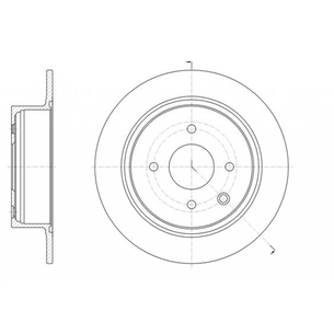 Гальмівний диск REMSA 61579.00 зображення 1