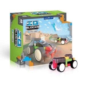 Конструктор Guidecraft IO Blocks Гоночні машини 48 деталей (G9607) зображення 1