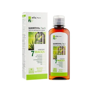 Шампунь Elfa Pharm 7 олій 7 в 1 Проти випадіння волосся 200 мл (5901845500609) зображення 1