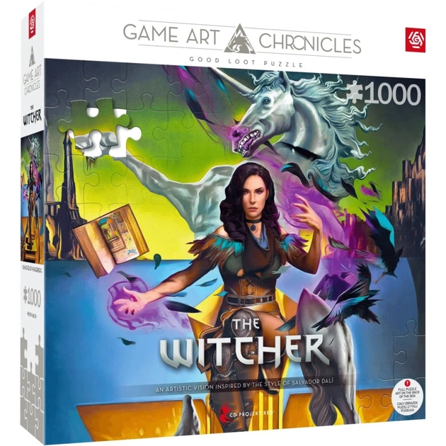 Пазл GoodLoot The Witcher Yennefer & Salvador Dali 1000 эл. (5908305247555) - изображение 1