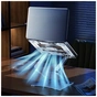 Підставка до ноутбука RTAKO RS-CP75D 3-Level Rotation Laptop Stand Silver (6930539537293) - зменшене зображення 3