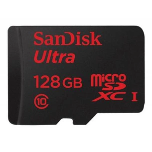 Карта пам'яті SanDisk 128GB eXtreme Plus Class10 UHS-I (SDSDQUA-128G-G46A) зображення 1