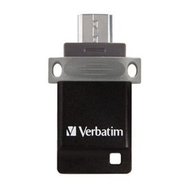 USB флеш накопичувач Verbatim 32GB DUAL OTG USB 2.0 (49843) - изображение 1