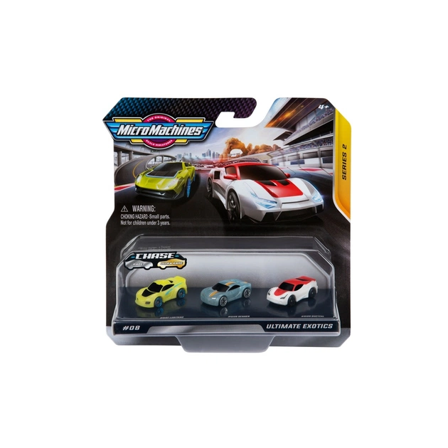 Машина Micro Machines Автобан W3, 3 шт (6606604) - изображение 1