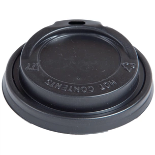 Кришки для одноразових стаканів PRO service для паперових стаканів Ripple 340 мл Чорні 50 шт. (4823071635386) зображення 1