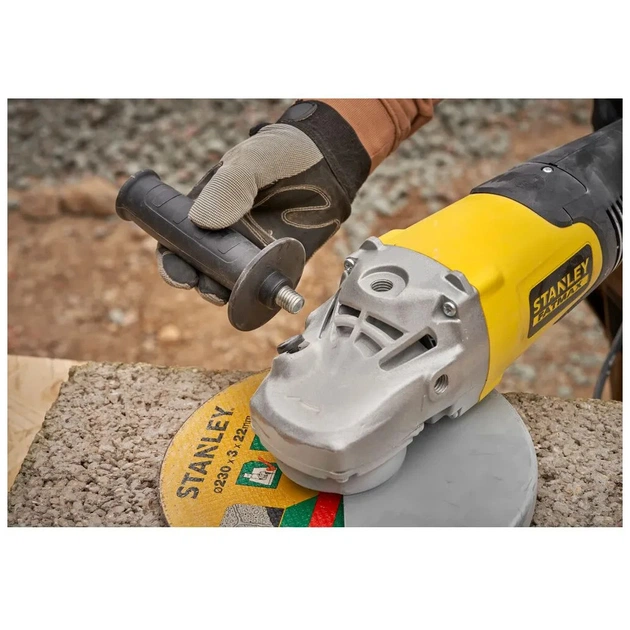 Шліфувальна машина Stanley FatMax, 2000W, 6500 об/хв, d=230 мм, 5.2 кг (FMEG232) - picture 4