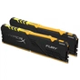 Модуль пам'яті для комп'ютера DDR4 32GB (2x16GB) 2666 MHz HyperX Fury RGB Kingston Fury (ex.HyperX) (HX426C16FB4AK2/32) - уменьшенное изображение 2