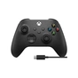 Геймпад Microsoft Wireless Controller Carbon Black + USB Type-C (1V8-00002) - зменшене зображення 1
