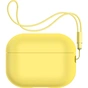 Чохол для навушників Armorstandart Silicone Case with straps для Apple Airpods Pro 2 Yellow (ARM68619) - зменшене зображення 1