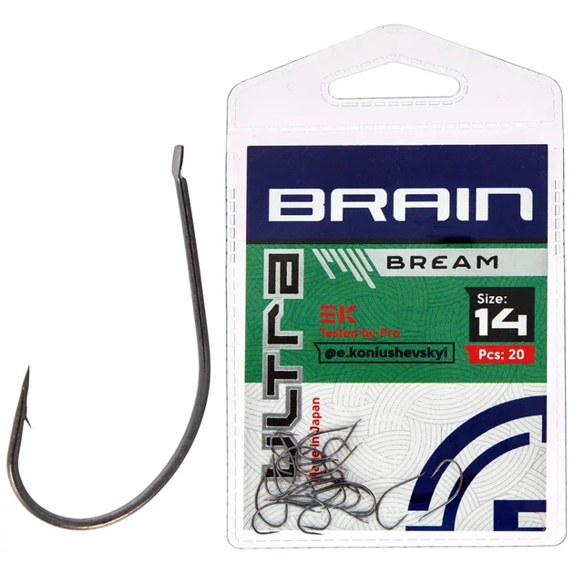Гачок Brain Ultra Bream 14 (20шт/уп) (1858.52.57) - зображення 1