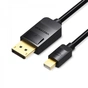 Кабель Vention MiniDisplayPort-DisplayPort, v1.2, 1.5 m, Black (HAABG) - зменшене зображення 1