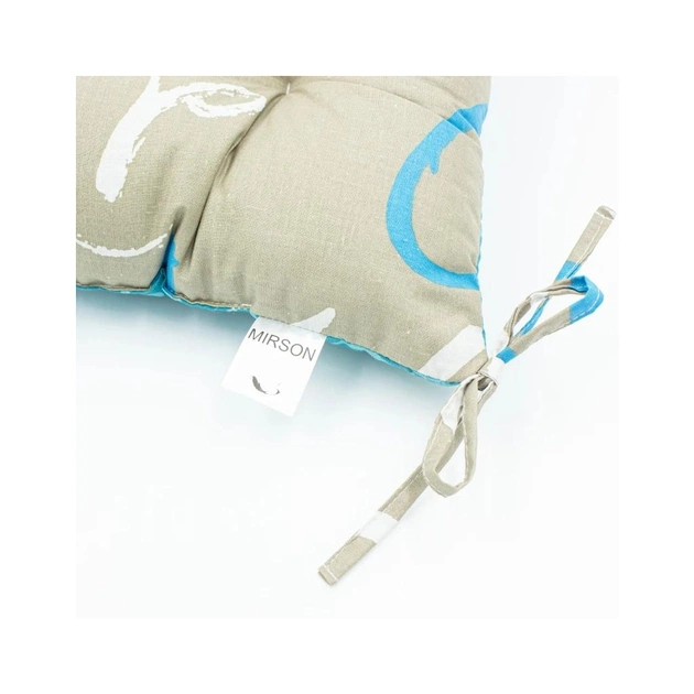 Подушка на стілець MirSon Бязь Принт 17-0104 Severo 50х50 см (2200006276456) - picture 3