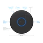 Точка доступу Wi-Fi Ubiquiti U7 Pro XGS (U7-Pro-XGS-B) - уменьшенное изображение 9