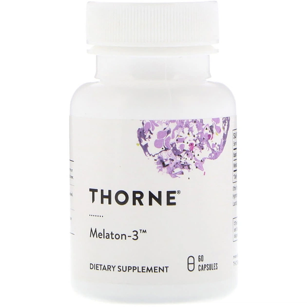 Амінокислота Thorne Research Мелатонін-3, Melaton-3, 60 капсул (THR-78802) - зображення 1