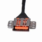 Роз'єм живлення ноутбука з кабелем Lenovo PJ862 (bevel USB), 5-pin, 9 см (A49087) - зменшене зображення 2
