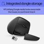 Мишка HP 920 Ergonomic Vertical Wireless/Bluetooth Black (6H1A4AA) - зменшене зображення 6
