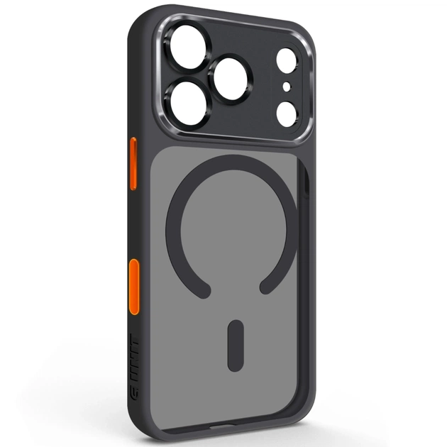 Чохол до мобільного телефона Armorstandart Unit-C MagCase SE Apple iPhone 17 Pro Black Orange (ARM86318) - зображення 1