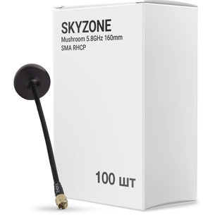 Антенна для дрона Skyzone Mushroom 5.8GHz 160mm SMA RHCP упаковка 100 шт. (AT5G8BOX100) изображение 1