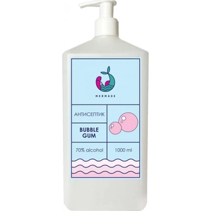 Антисептик для рук Mermade Bubble Gum 1000 мл (4820241301249) изображение 1