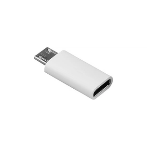Перехідник Lapara Micro USB Male to USB 3.1 Type-C Female white (LA-MaleMicroUSB-TypeC-Female white) зображення 1
