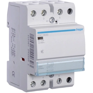 Автоматичний вимикач Hager 63 A 230V 3NO 3P (B) (ESC363S) picture 1