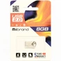 USB флеш накопичувач Mibrand 8GB Hawk Silver USB 2.0 (MI2.0/HA8M1S) - зменшене зображення 2