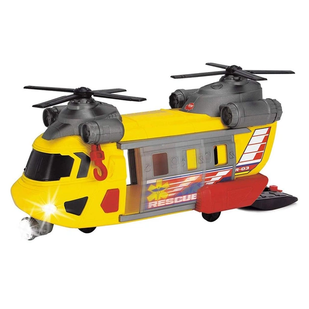 Спецтехніка Dickie Toys Вертоліт Служба порятунку зі звуковими (3306004) - изображение 1
