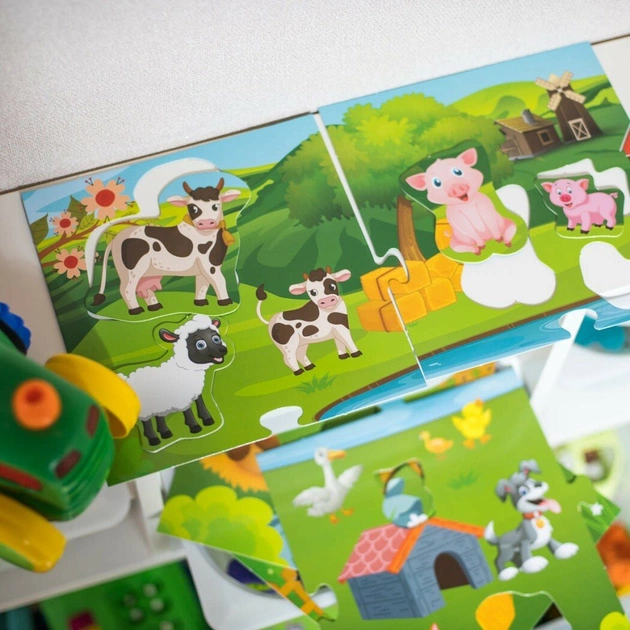 Обучающая игра. Животные на ферме. Разработано на основе метода Монтессори - изображение 3