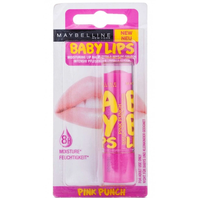 Бальзам для губ Maybelline New York Baby Lips Рожевий пунш 4.4 г (3600530901920) - зображення 1