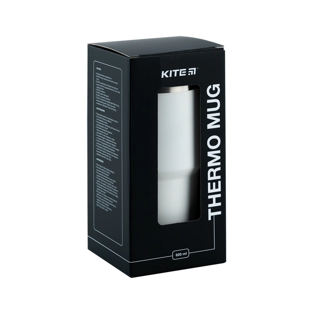 Термокружка Kite 600 мл біла (K24-1206-1) - зображення 8