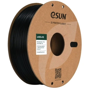 Пластик для 3D-принтера eSUN eABS-HIGH SPEED 1кг 1.75mm BLACK (EABS+HS-P175B1) зображення 1