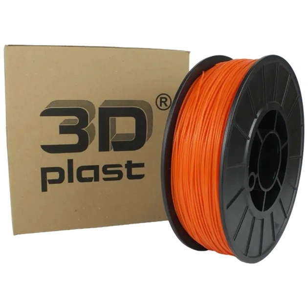 Пластик для 3D-принтера 3Dplast PLA 1.75мм, 0.85кг, orange (3DPLA17508OR) - изображение 1