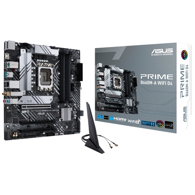 Материнська плата ASUS PRIME B660M-A WIFI D4 - зображення 1