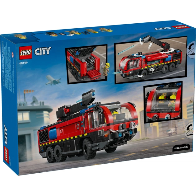 Конструктор LEGO City Пожежна вантажівка в аеропорту (60499) - picture 9