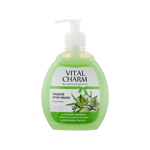 Рідке мило Vital Charm Оливкове 300 мл (4820091140050) - зображення 1
