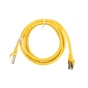 Патч-корд 1.50м S/FTP Cat 6 CU PVC 26AWG 7/0.16 yellow 2E (2E-PC6SFTPCOP-150YLW) - зменшене зображення 2