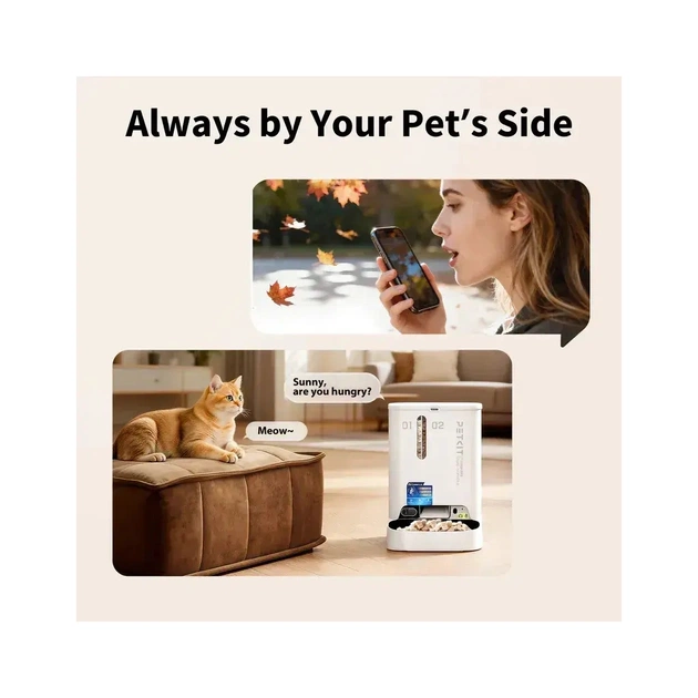 Універсальний посуд для тварин Petkit Годівниця YUMSHARE DUAL-HOPPER 2 with Cam (P592) - picture 4