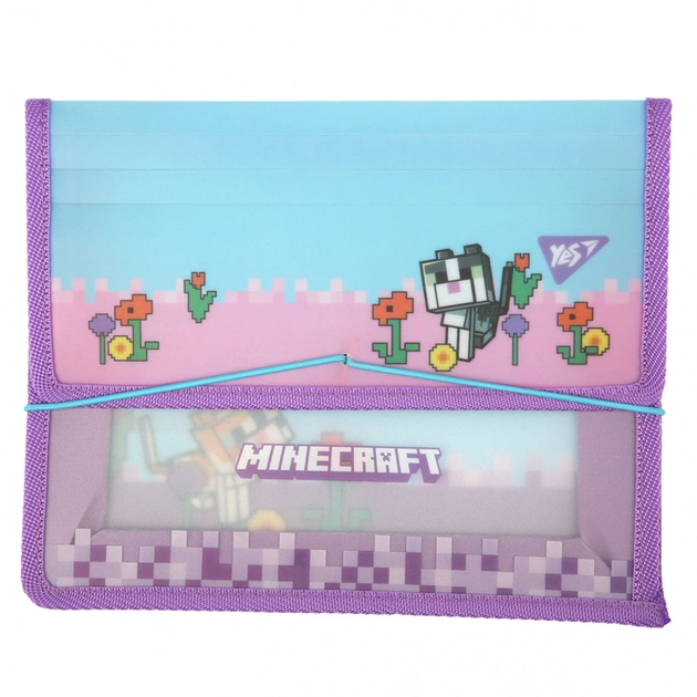 Папка для зошитів Yes пластикова на резинці В5 Minecraft.Spring (492308) - зображення 1
